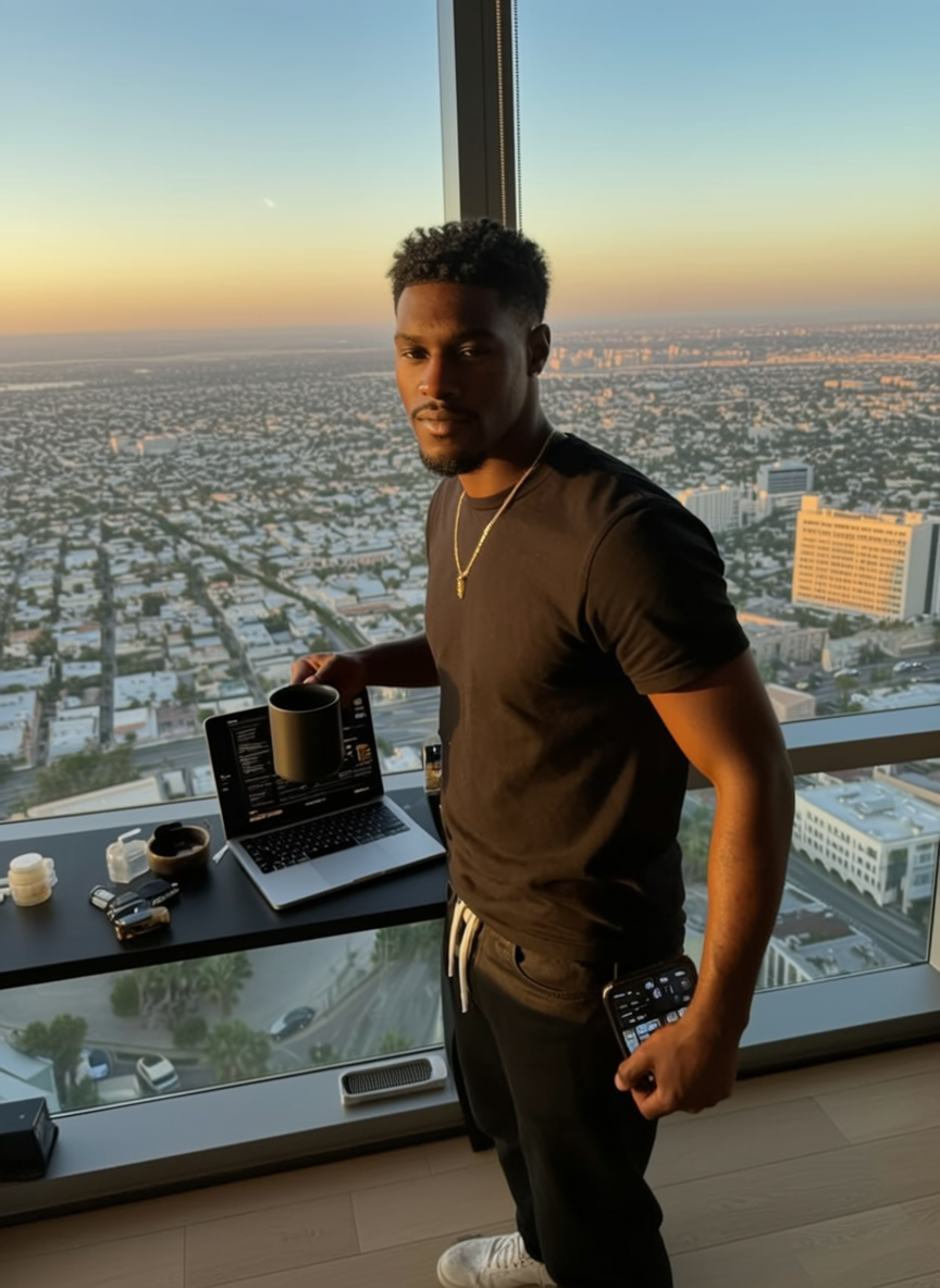Daj' (DAJAI), Las Vegas rapper — Penthouse, Dusk, 2026