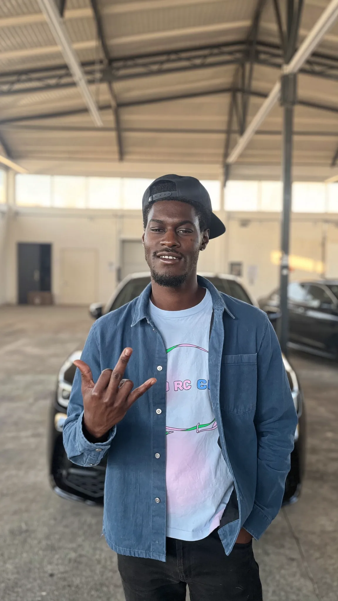 Daj' (DAJAI), Las Vegas rapper — Denim, Parking Structure III, 2026