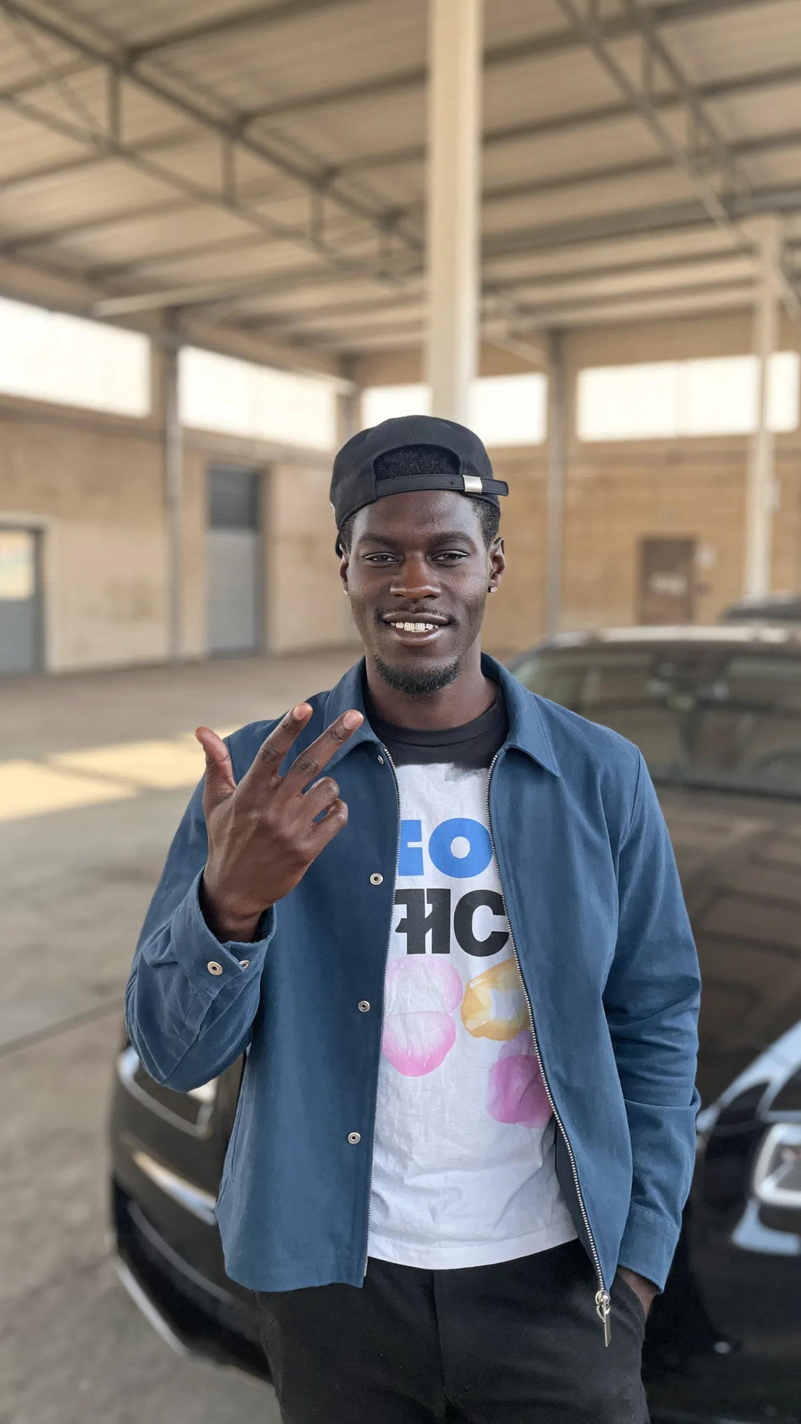 Daj' (DAJAI), Las Vegas rapper — Denim, Parking Structure II, 2026