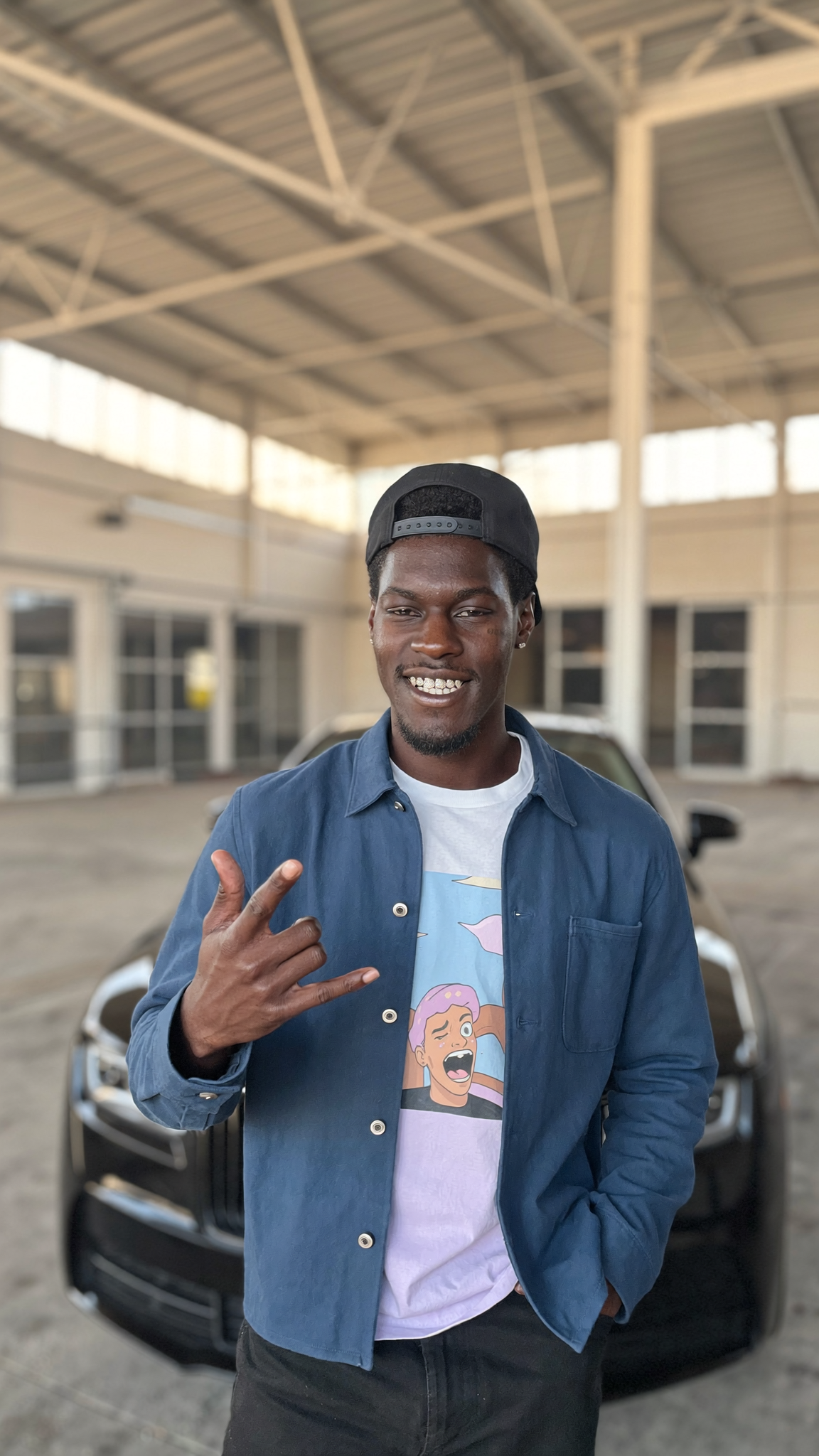 Daj' (DAJAI), Las Vegas rapper — Denim, Parking Structure I, 2026