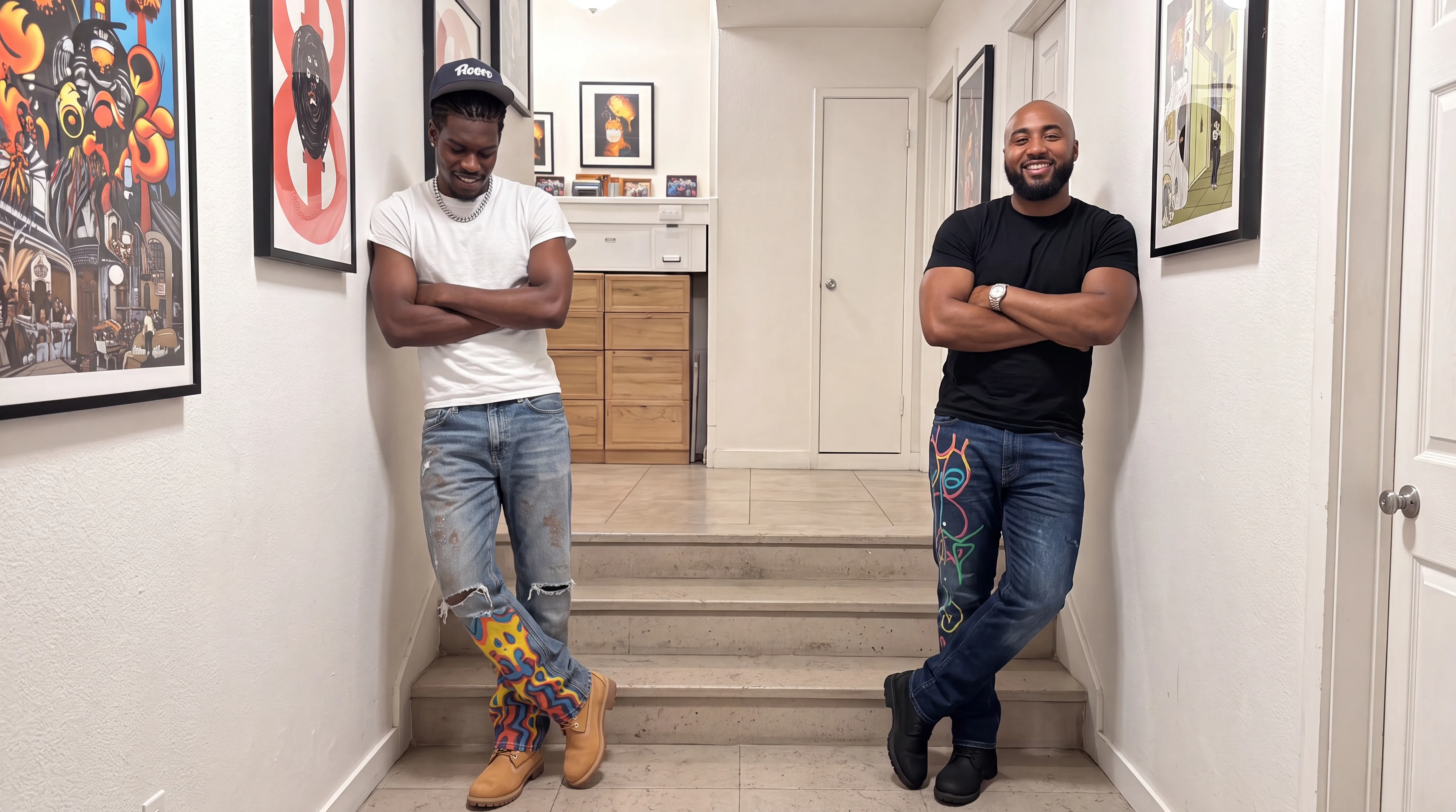 Daj' (DAJAI), Las Vegas rapper — Arms Crossed, Stairs, 2026