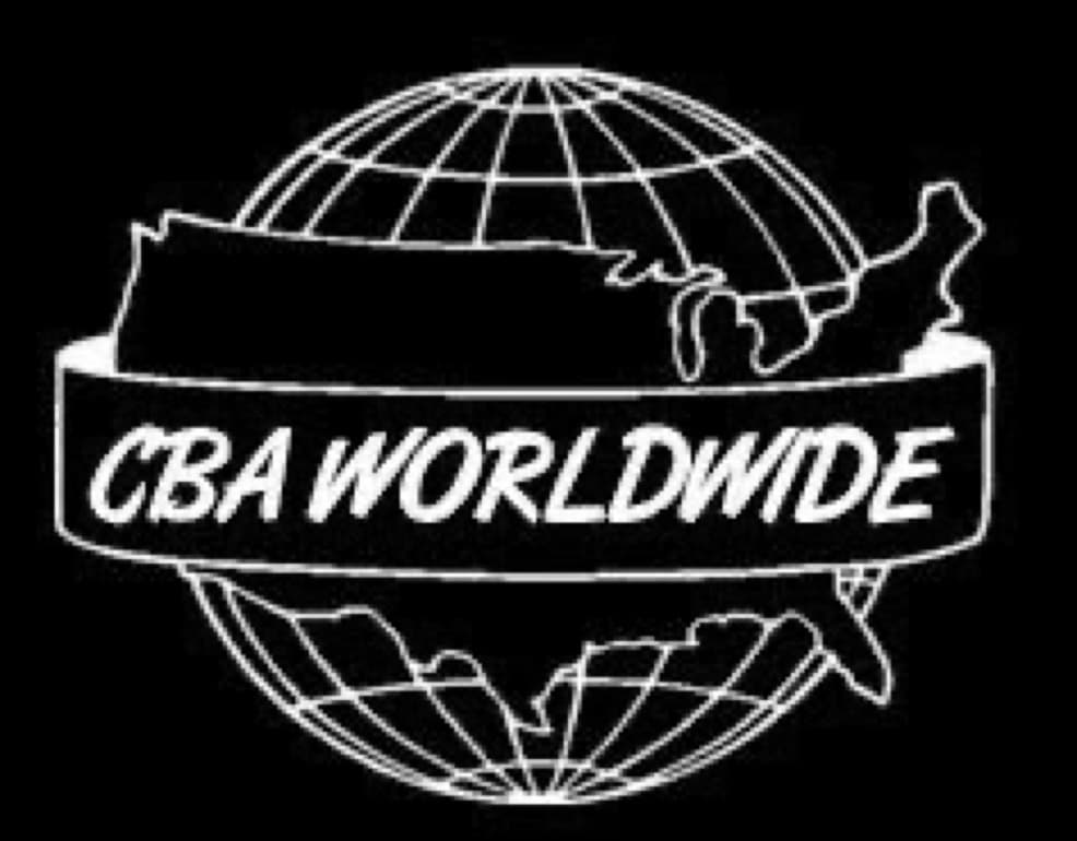 CBA WORLDWIDE — the globe-and-banner crest.