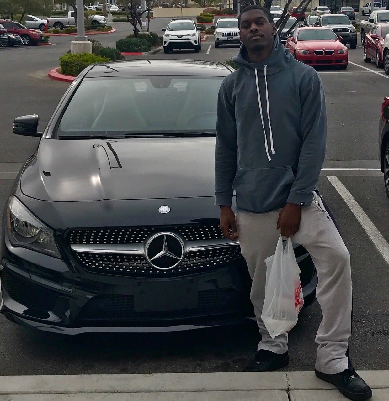 Daj' (DAJAI), Las Vegas rapper — Mercedes, Parking Lot, 2018