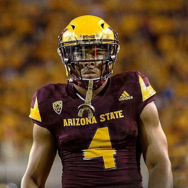 Demario Richards — ASU #4 Sideline Portrait (Focused)