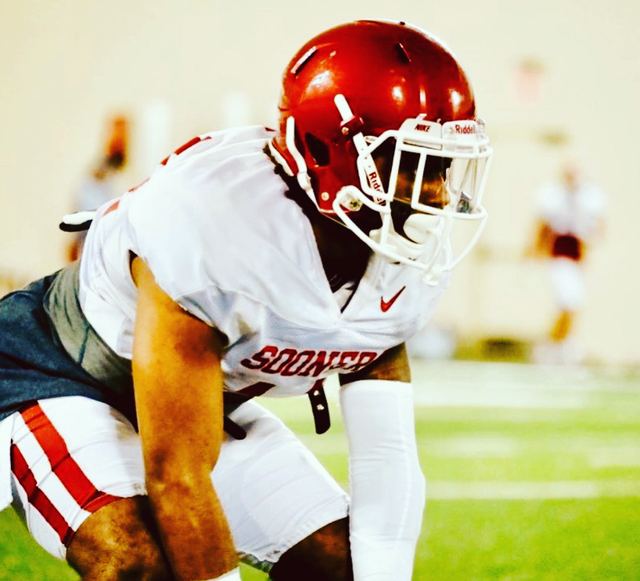 Bookie Radley-Hines #44 — Oklahoma Sooners Close-Up Practice