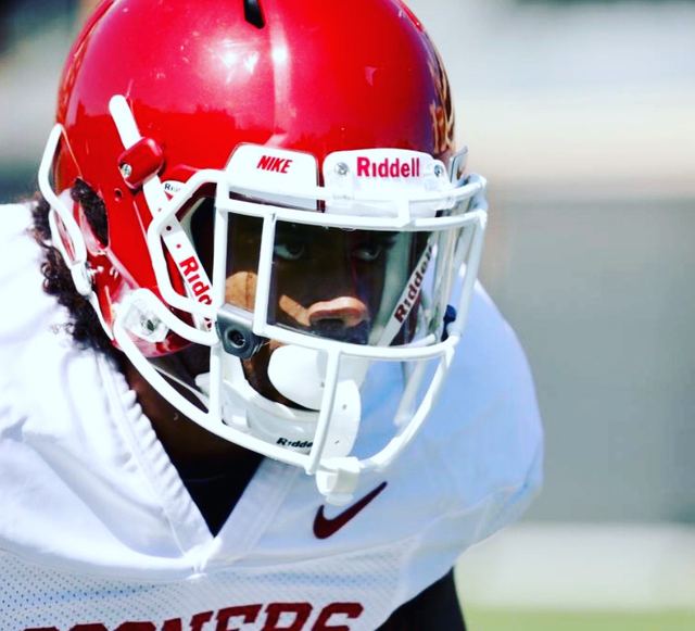 Bookie Radley-Hines #44 — Oklahoma Sooners Practice