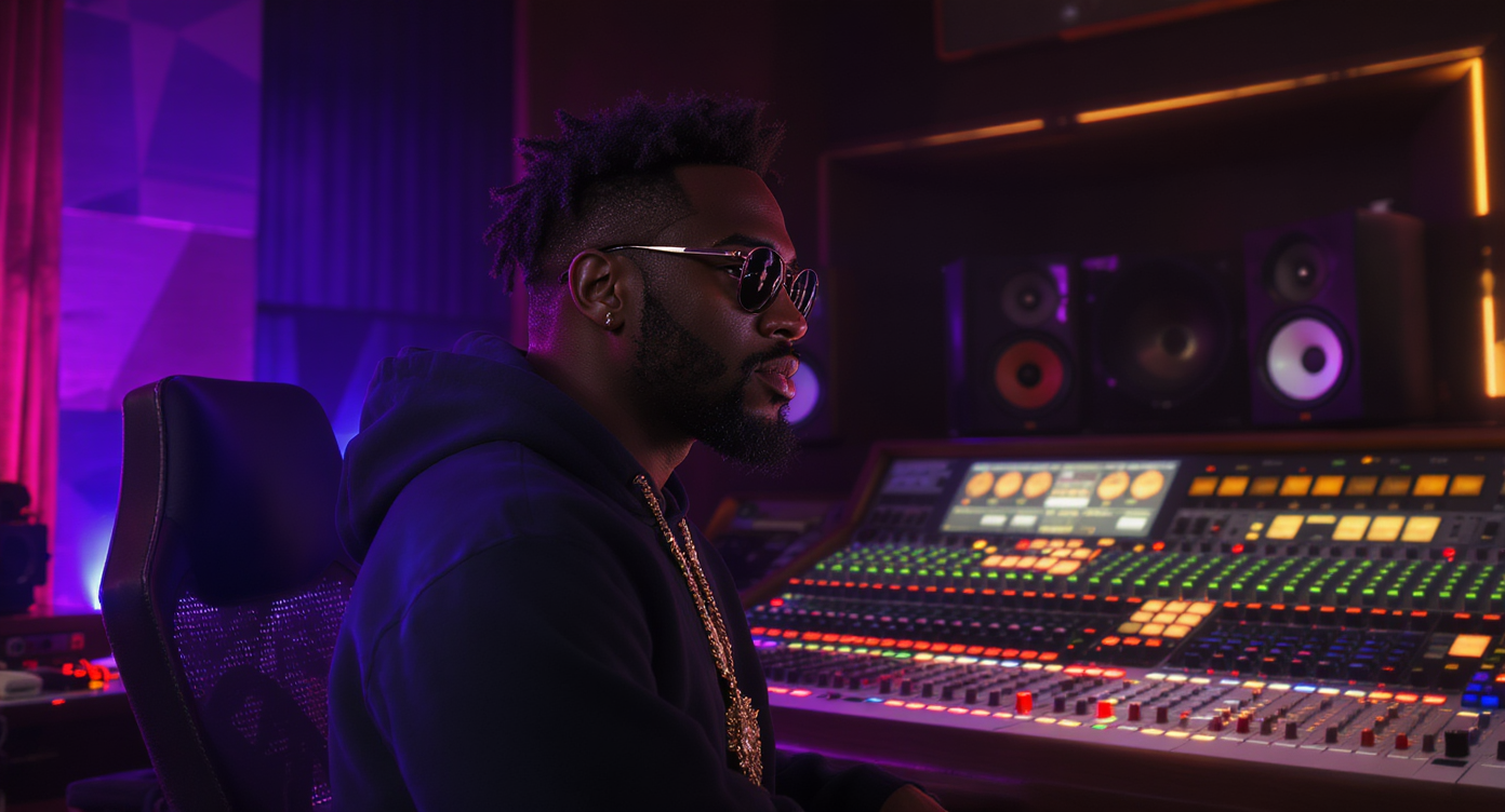 Dajai.io in the recording booth