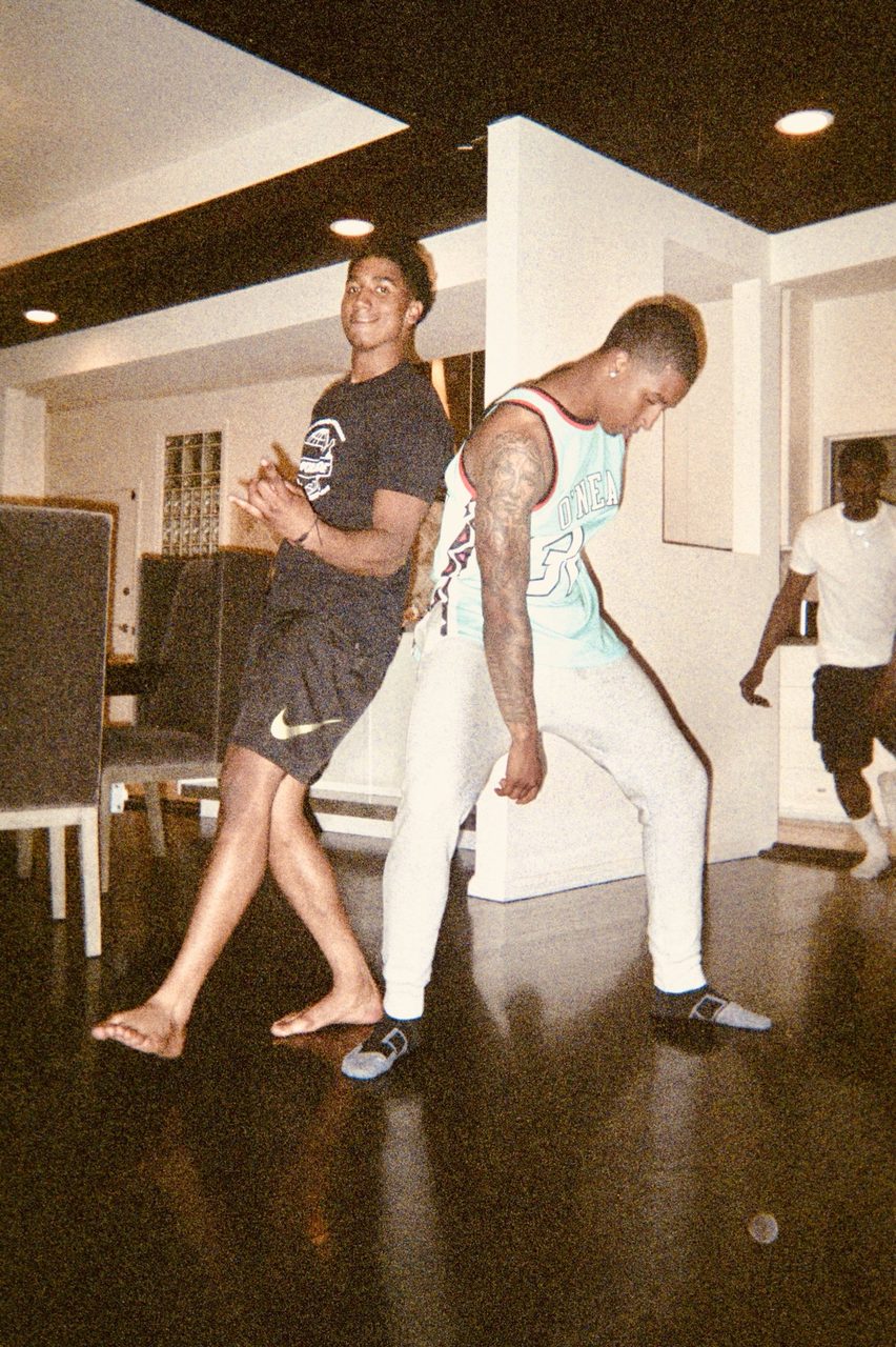 Armand Perry and DAJAI — brothers at home